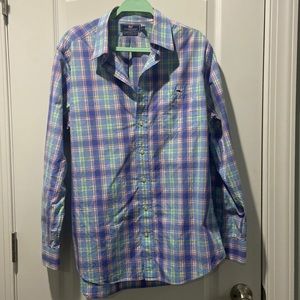 Vineyard Vines Slim Fit Tucker Men’s long sleeve button up Shirt Size L